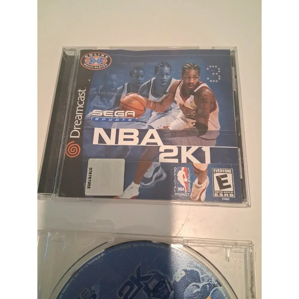 Sega Dreamcast Game Lot of 4 - Fighting Force 2, NBA 2K1, NFL 2K, Generator Vol